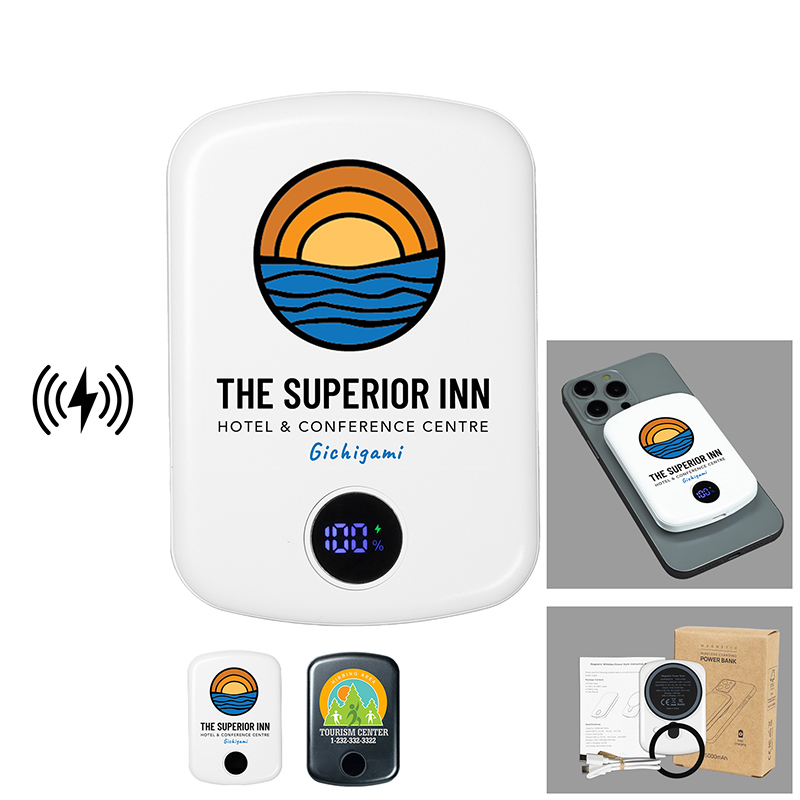 Wireless Charging 5,000 mAh UL Certified Power Bank